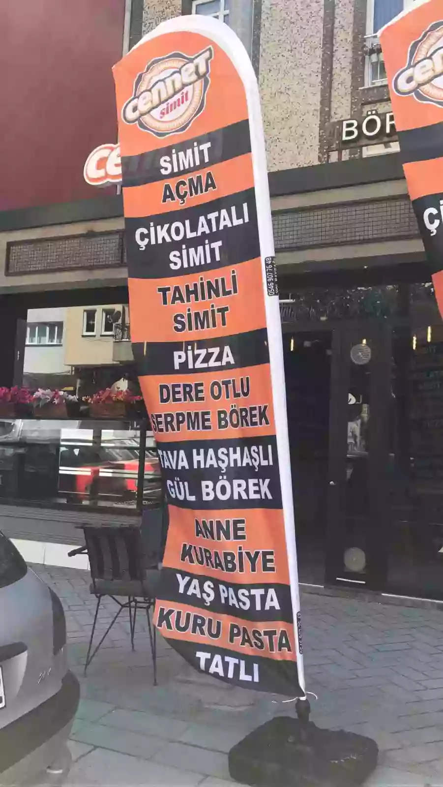 Çay - Simit Yelken Bayrağı-4